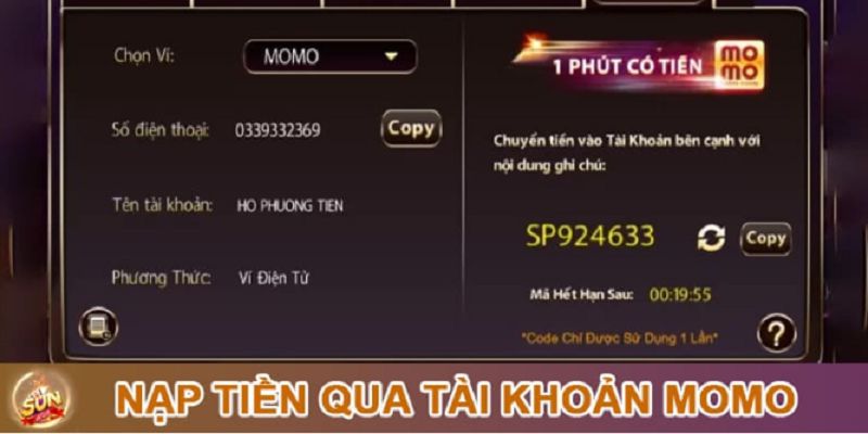 Chiến thuật nạp tiền Sunwin