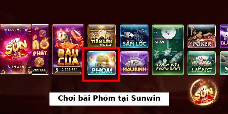 Phỏm Sunwin cách chơi